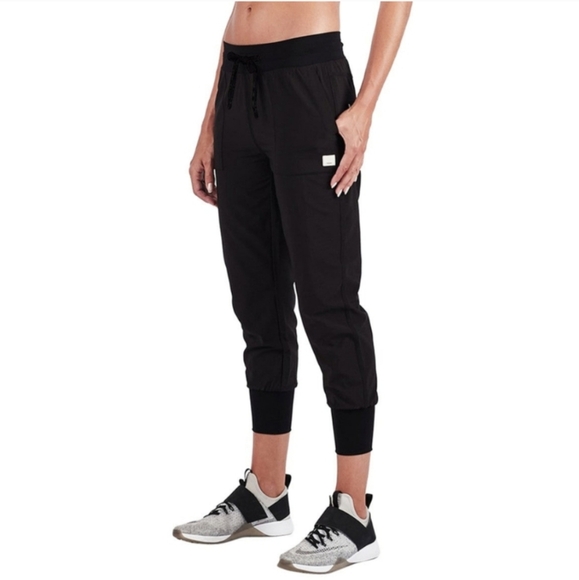 Vuori Jogger Summit Woven Jogger Black Size Small Hiking Outdoor - Picture 1 of 11